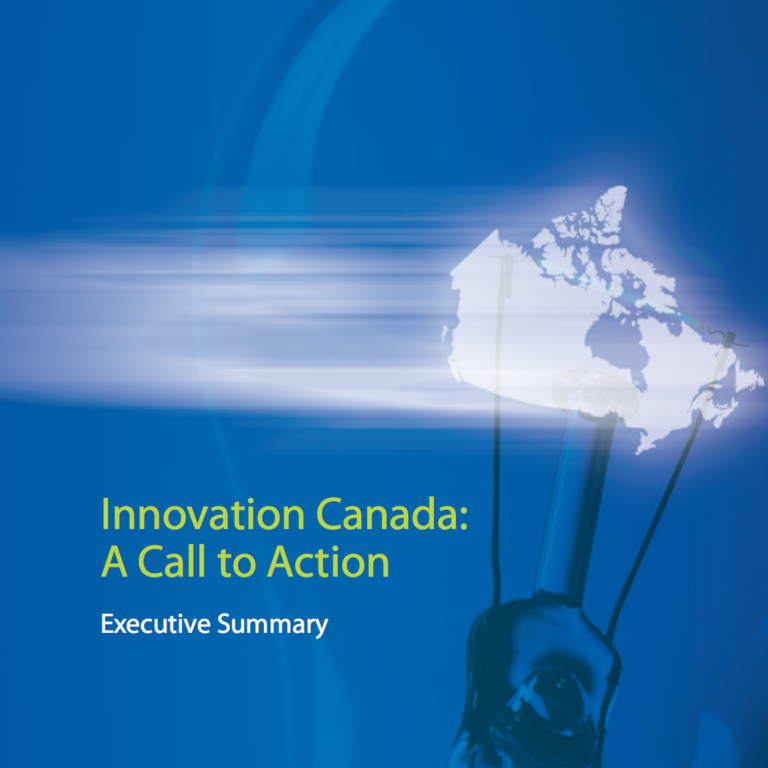 Innovation Canada: A Call to Action cover